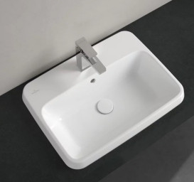 Раковина для ванної кімнати Villeroy & Boch Architectura 60х45 см санітарна кераміка альпійський білий CeramicPlus 5A6760R1