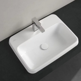 Раковина для ванной Villeroy & Boch Architectura 60х45 см санитарная керамика альпийский белый CeramicPlus 5A6761R1