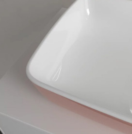 Раковина для ванної Villeroy & Boch Artis 58х38,5 см без переливу TitanCeram powder (пудра) 417258BCT0