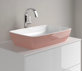 Раковина для ванной Villeroy & Boch Artis 58х38,5 см без перелива TitanCeram powder (пудра) 417258BCT0