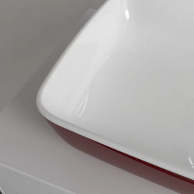Раковина для ванной Villeroy & Boch Artis 58х38,5 см без перелива TitanCeram bordeaux (бордо) 417258BCS9