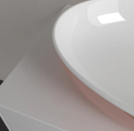 Раковина для ванной Villeroy & Boch Artis 61х41 см без перелива TitanCeram powder (пудра) 419861BCT0