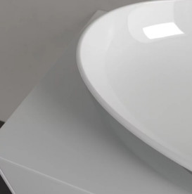 Раковина для ванной Villeroy & Boch Artis 61х41 см без перелива TitanCeram french linen 419861BCT7