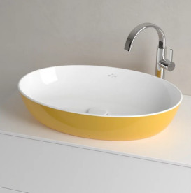 Раковина для ванной Villeroy & Boch Artis 61х41 см без перелива TitanCeram Indian summer (желтый) 419861BCW9