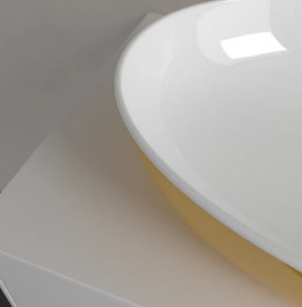 Раковина для ванной Villeroy & Boch Artis 61х41 см без перелива TitanCeram Indian summer (желтый) 419861BCW9