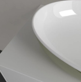 Раковина для ванної Villeroy & Boch Artis 61х41 см без переливу TitanCeram sage green (зелена шавлія) 419861BCS8