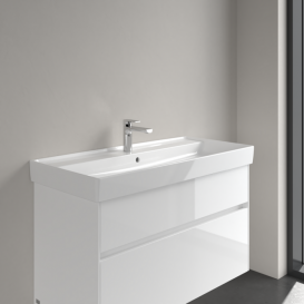 Раковина для ванной Villeroy & Boch Collaro 100x47 см с переливом альпийский белый CeramicPlus 4A33A5R1