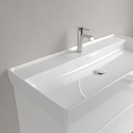 Раковина для ванной Villeroy & Boch Collaro 100x47 см без перелива альпийский белый CeramicPlus 4A33A2R1