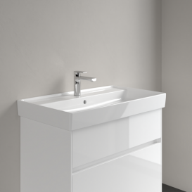 Раковина для ванной Villeroy & Boch Collaro 80x47 см с переливом альпийский белый CeramicPlus 4A3380R1