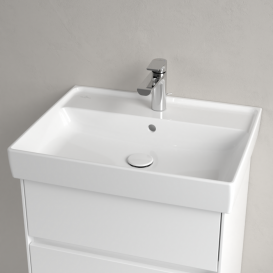 Раковина для ванної Villeroy & Boch Collaro 60x47 см з переливом білий камінь CeramicPlus 4A3360RW
