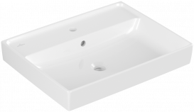 Раковина для ванной Villeroy & Boch Collaro 55x44 см с переливом камень белый CeramicPlus 4A3355RW