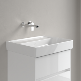 Раковина для ванної Villeroy & Boch Collaro 55x44 см камінь білий CeramicPlus 4A3358RW