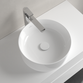Раковина для ванной Villeroy & Boch Collaro 40х40 см накладная CeramicPlus альпийский белый 4A1840R1