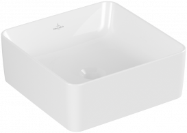 Раковина для ванной Villeroy & Boch Collaro 38х38 см накладная CeramicPlus камень белый 4A2138RW