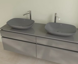 Раковина для ванной Villeroy & Boch Loop & Friends 56х38 см керамика CeramicPlus графит 4A4901i4