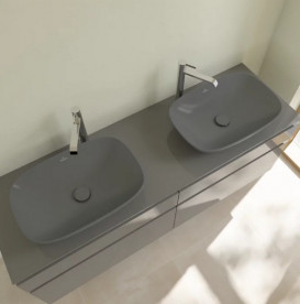 Раковина для ванной Villeroy & Boch Loop & Friends 56х38 см керамика CeramicPlus графит 4A4901i4