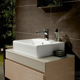 Раковина для ванної Villeroy & Boch Memento 60х42 см санітарна кераміка CeramicPlus білий альпійський 51336LR1