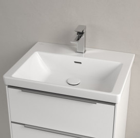 Раковина для ванної кімнати Villeroy & Boch Subway 3.0 60х47 см кераміка альпійський білий 4A706001