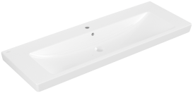 Раковина для ванної кімнати Villeroy & Boch Subway 2.0 130х47  см санітарна кераміка CeramicPlus альпійський білий 7176D0R1