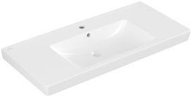 Раковина для ванной Villeroy & Boch Subway 2.0 100х48 см санитарная керамика CeramicPlus альпийский белый 7175A0R1