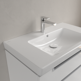 Раковина для ванної кімнати Villeroy & Boch Subway 2.0 80х47,5см санітарна кераміка CeramicPlus альпійський білий 717580R1
