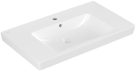 Раковина для ванної кімнати Villeroy & Boch Subway 2.0 80х47,5см санітарна кераміка CeramicPlus альпійський білий 717580R1