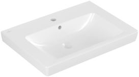 Раковина для ванной Villeroy & Boch Subway 2.0 65х47 см санитарная керамика CeramicPlus альпийский белый 7113KG01