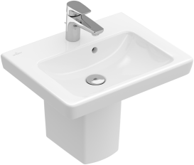 Раковина для ванной Villeroy & Boch Subway 2.0 50х40 см санитарная керамика CeramicPlus альпийский белый 731550R1