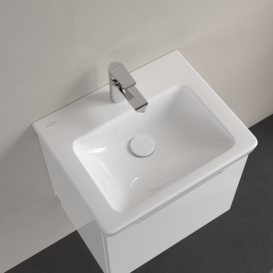 Раковина для ванной Villeroy & Boch Subway 2.0 50х40 см санитарная керамика CeramicPlus альпийский белый 7315F0R1