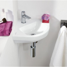 Раковина для ванной Villeroy & Boch Subway 2.0 32х32 см санитарная керамика CeramicPlus альпийский белый 731945R1