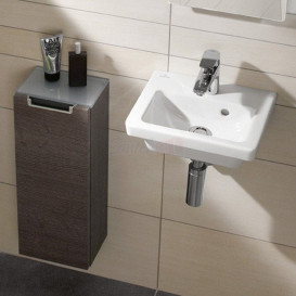 Раковина для ванної кімнати Villeroy & Boch Subway 2.0 37х30,5 санітарна кераміка CeramicPlus альпійський білий 731737R1