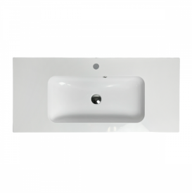 Раковина для ванной Vivia Frate 100 100х45 см искусственный камень белый А0053511