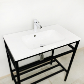 Раковина для ванной Vivia Frate 100 100х45 см искусственный камень белый А0053511