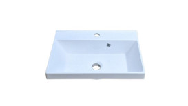 Раковина для ванной Vivia Idea 55 55х35 см искусственный камень белый А0054083