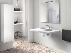 Раковина для ванной врезная Roca Beyond 58.5х45 с отверстием под смеситель FINECERAMIC белая A3270B6000