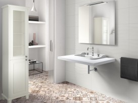 Раковина для ванної врізна Roca Carmen 60х45 з 3 отворами під змішувач кераміка біла A3270A5003