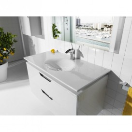 Раковина для ванной подвесная/накладная Roca Kalahari 80х49 см керамика белая A32787800H