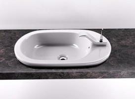 Раковина для ванної врізна Roca Meridian 60х34 см кераміка біла A32724E000