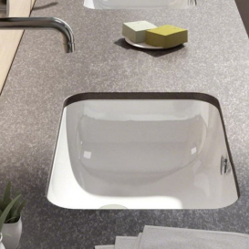 Раковина для ванной встраиваемая Catalano CANOVA ROYAL 55х38 см без отв. под смеситель белая 1S50CN00