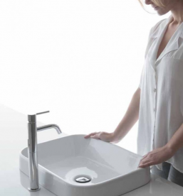 Раковина для ванной накладная Galassia коллекция Meg11 белая 5452