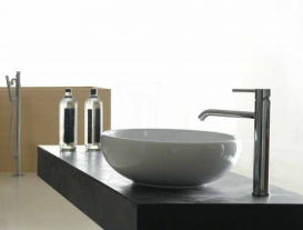 Раковина для ванної Galassia Ergo врізна кругла без отвору переливу білий 7117