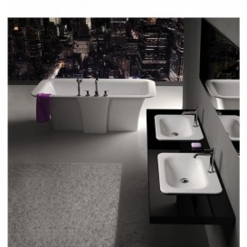 Раковина для ванної Marmorin Tytan 62х46 см литий камінь білий 586 062 020 xx x