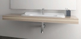 Раковина для ванной Marmorin Balta 90х49,5 см литой камень белый 721 090 020 xx x