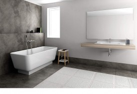 Раковина для ванной Marmorin Balta 90х49,5 см литой камень белый 721 090 020 xx x