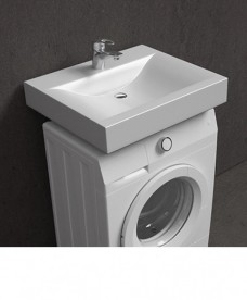 РАКОВИНА ДЛЯ ВАННОЇ Вбудовувана БУЛЬ-БУЛЬ Lilly 60x50х11 над пральною машиною 6307101