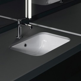 Раковина для ванної вбудована GSI Pura біла 7243 11