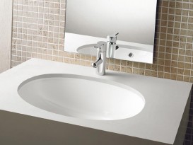 Раковина для ванної вбудована Hatria Incasso Caterine 57х42.5 санфарфор білий Y65101