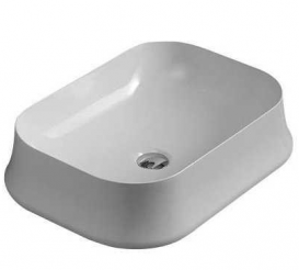 Раковина для ванної накладна Simas колекція Sharp біла SH08