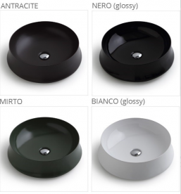 Раковина для ванної накладна Simas колекція Sharp біла SH02