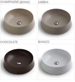 Раковина для ванної накладна Simas колекція Sharp біла SH02